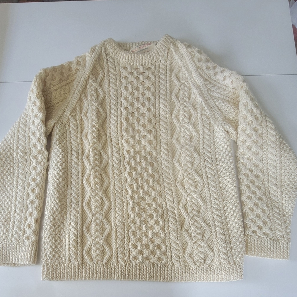 Sandy McPherson Wool Scottish Made Sweater Size 36/small